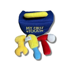 My First Tools Plush Toy Set - Blue, Yellow, Red